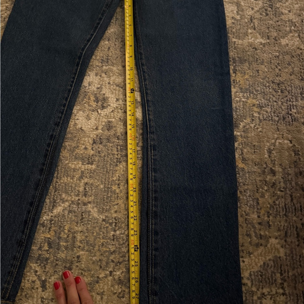Re/Done Classic Indigo Straight Leg Jeans - Picture 8 of 9